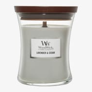 WoodWick Medium Hourglass Candles Scented Candle Lavender & Cedar 275 g