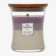 WoodWick Trilogy Medium Hourglass Candles Scented Candle Amethyst Sky