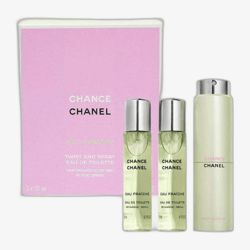 Chanel Chance Eau Fraîche EDT refillable 20 ml + EDT refill 2 x 20 ml W