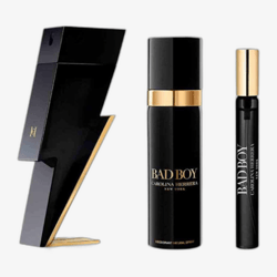Carolina Herrera Bad Boy EDT 100 ml + EDT MINI 10 ml + SG 100 ml