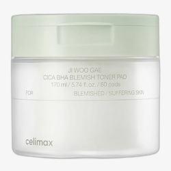 Celimax Ji Woo Gae Cica BHA Blemish Toner Pad 60 ks