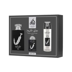 Lattafa Pride Ishq Al Shuyukh Silver EDP 100 ml + EDP 20 ml + DEO VAPO 200 ml