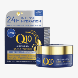 Nivea Q10 Anti-Wrinkle + Extra Nourish Restoring Night Care
