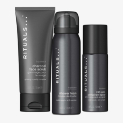 Rituals Homme Antiperspirant Deodorant 50 ml + Shower Foam 50 ml + Face Peeling 70 ml