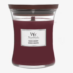 WoodWick Suured Pöörised Küünlad Aroomiküünal Must Kirss 609,5 g