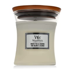 WoodWick Mini Hourglass Candles Scented Candle White Tea & Jasmine 85 g