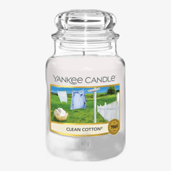 Yankee Candle Classic Large Jar Candles Scented candle Clean Cotton 411 g