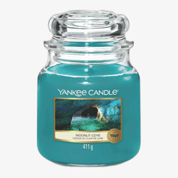 Yankee Candle Classic Medium Jar Candles Scented Candle Moonlit Cove 411 g