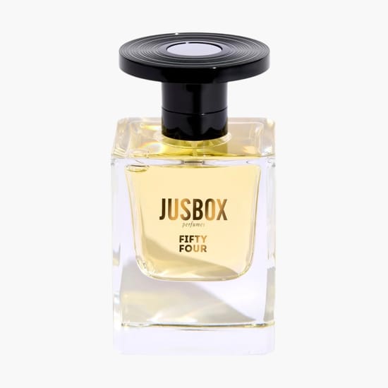 Elegant bottle of jusbox perfumes fifty four edp