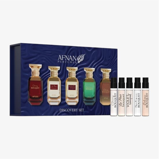 Afnan bouquet collection discovery set 5 x in elegant packaging