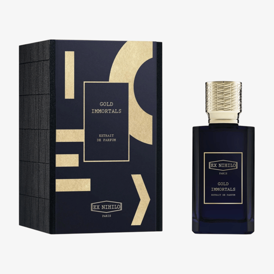 Bottle of Ex Nihilo Gold Immortals EP fragrance