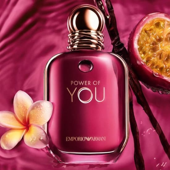 Elegant bottle of emporio armani power of you edp