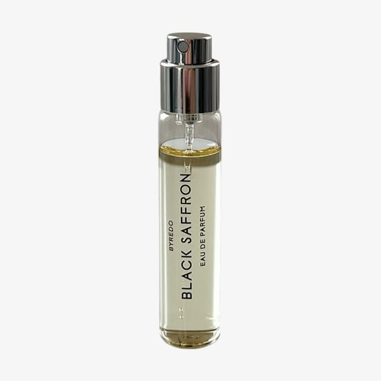 Byredo musta safrani EDP reisiversiooni pakend Kompaktne pudel Byredo musta safrani EDP jaoks reisimiseks