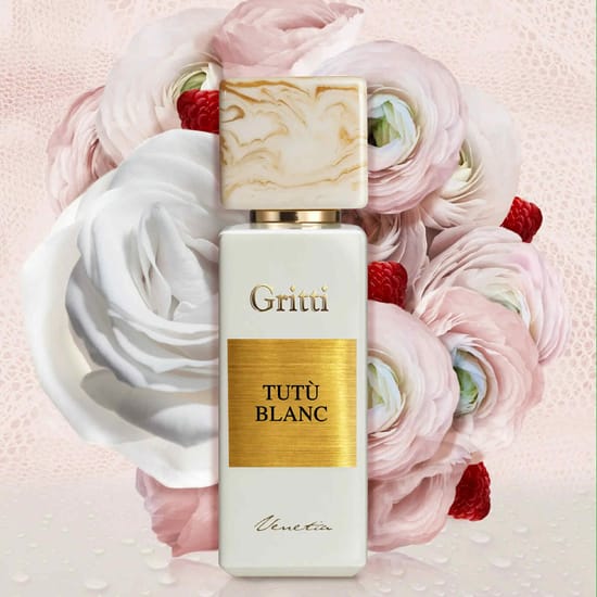 Originaalpakend Gritti tutù blanc edp Gritti tutù blanc edp pudel lähedalt