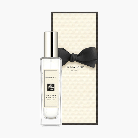 Elegant bottle of jo malone london wood sage & sea salt eau de cologne