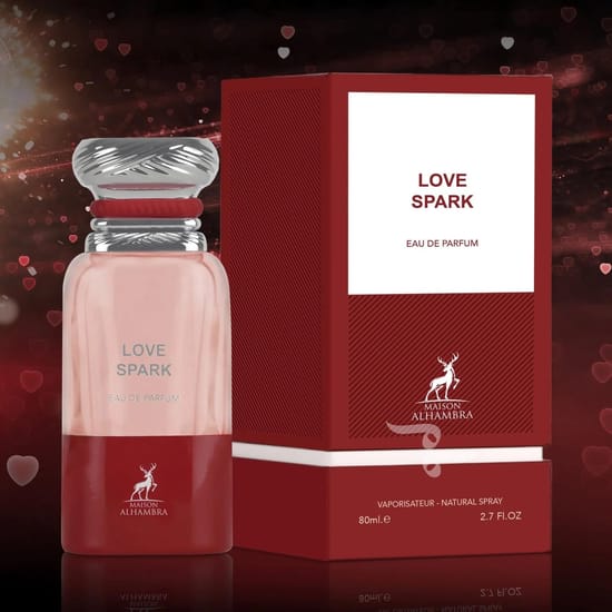 Maison alhambra love spark edp - pudel ja pakend