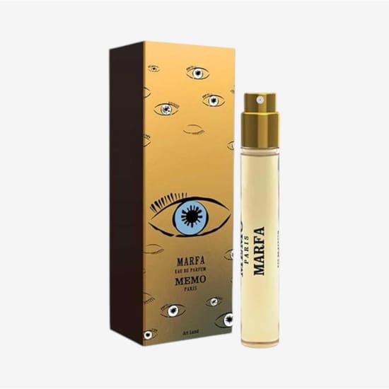 Lähedalt vaade memo paris marfa edp miniature 10 ml pudelile