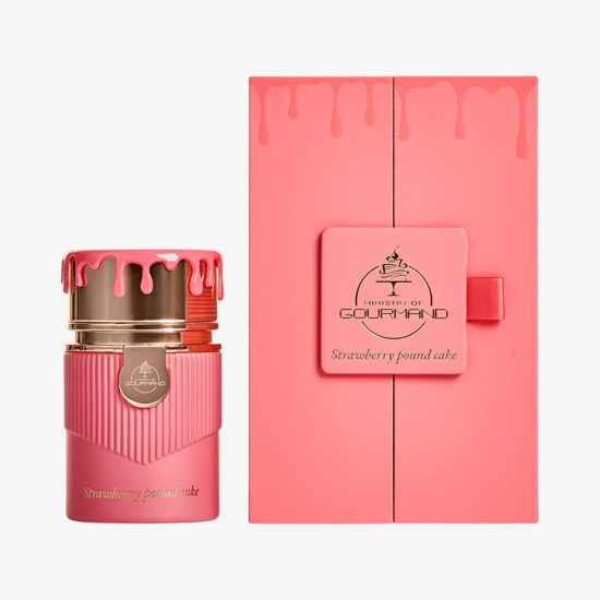 Paris Corner Strawberry Pound Cake EDP originaalpakend Paris Corner Strawberry Pound Cake EDP pudeli lähivõte