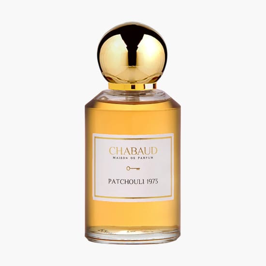 Elegant bottle of Chabaud Patchouli 1973 EDP