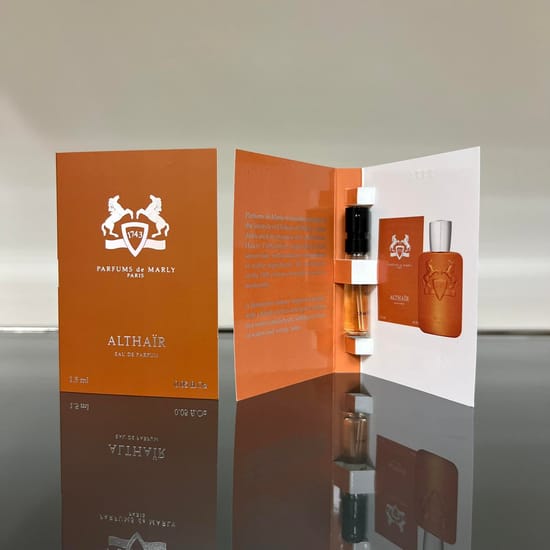 Original packaging of Parfums de Marly Althaïr EDP Elegant bottle of Parfums de Marly Althaïr EDP