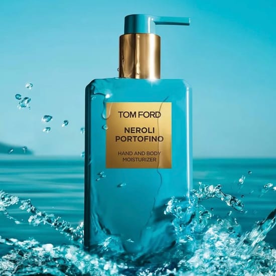 Легкая текстура лосьона с утонченным свежим цитрусовым ароматом Neroli Portofino