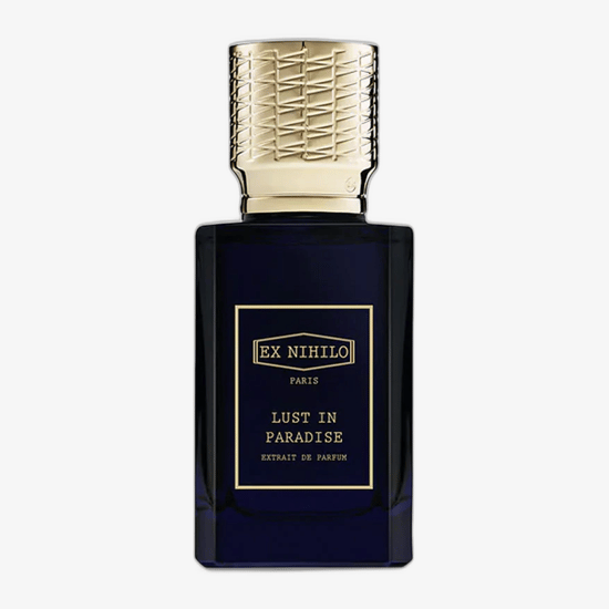 Elegant bottle of ex nihilo lust in paradise extrait