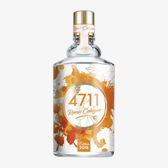 Close-up of 4711 remix cologne edition 2018 edc bottle