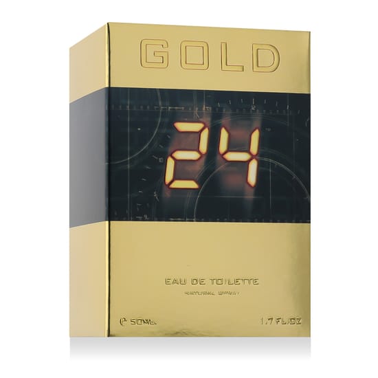 24 Gold EDT originaalpakendis unisex parfüüm 24 Gold EDT pudel – stiilne ja minimalistlik disain