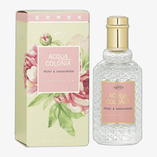 4711 acqua colonia peony & sandalwood shower gel bottle