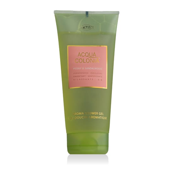 4711 acqua colonia peony & sandalwood shower gel bottle
