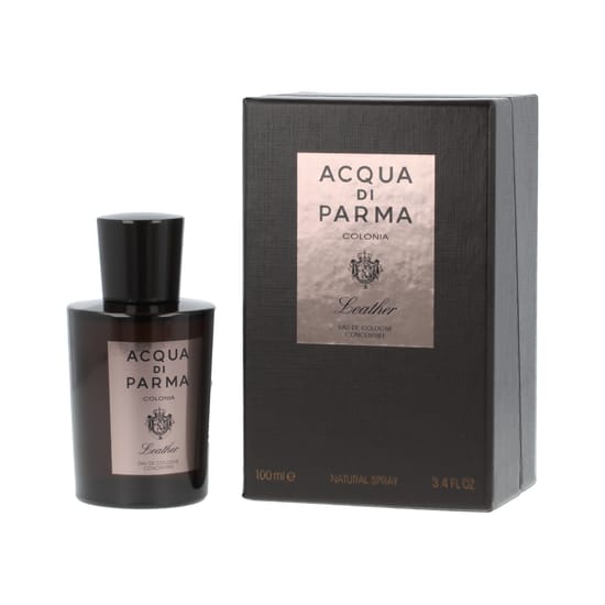Elegant bottle of acqua di parma colonia leather concentrée edt