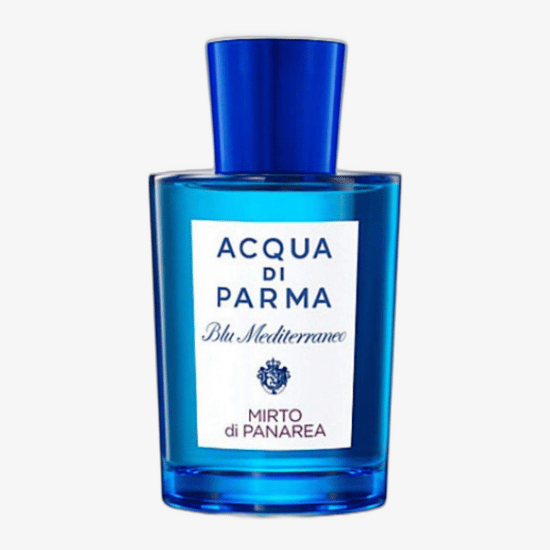 Крупный план спрея-образца Acqua Di Parma Blu Mediterraneo Mirto di Panarea EDT