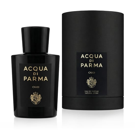 Крупный план флакона Acqua Di Parma Oud EDP
