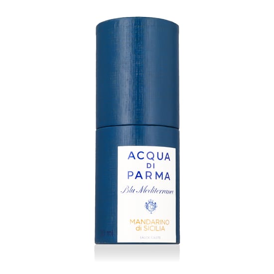 Elegant bottle of Acqua Di Parma Blu Mediterraneo Mandarino di Sicilia
