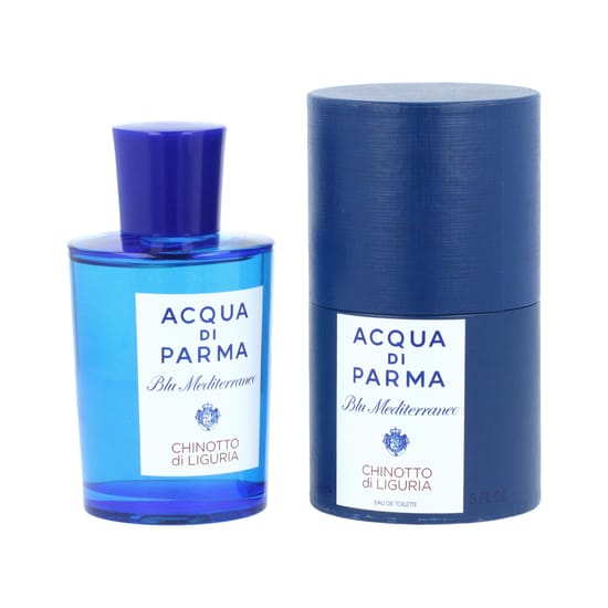 Elegant bottle of Acqua di Parma Blu Mediterraneo Chinotto di Liguria EDT