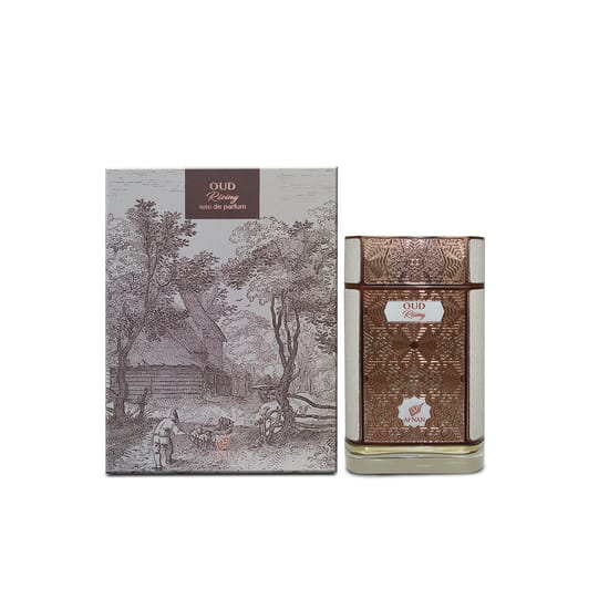 Afnan oud rising edp - bottle and packaging