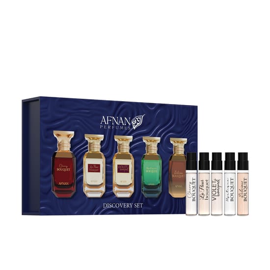 Afnan bouquet collection discovery set 5 x in elegant packaging