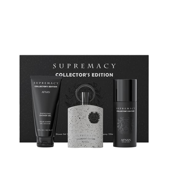 Набор Afnan Supremacy Collector's Edition: парфюмерная вода, боди-спрей и гель для душа