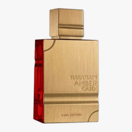 Флакон Al Haramain Amber Oud Ruby Edition EDP в элегантном дизайне