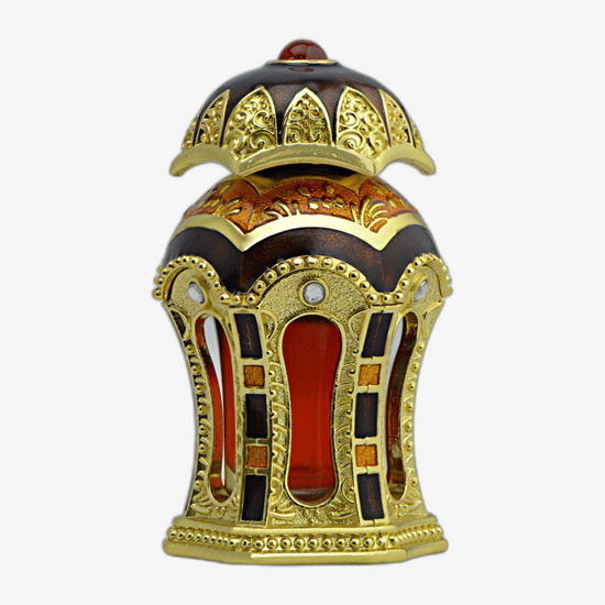 Elegant bottle of Al Haramain Rafia Gold Perfumed Oil