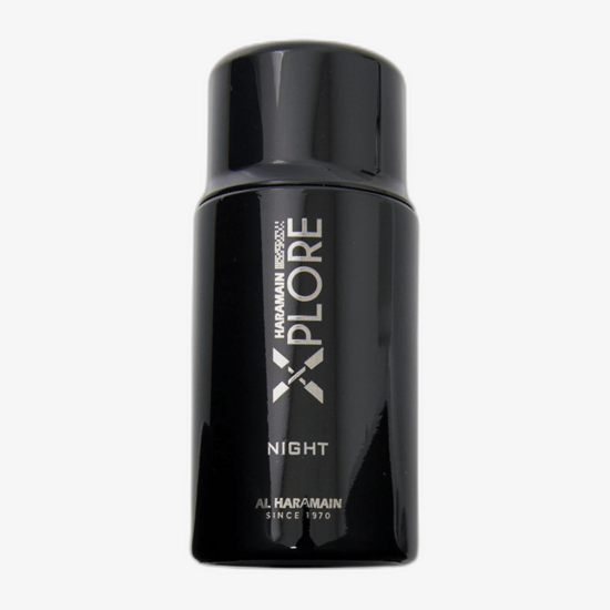 Оригинальная упаковка Al Haramain Xplore Night EDP Элегантный флакон Al Haramain Xplore Night EDP