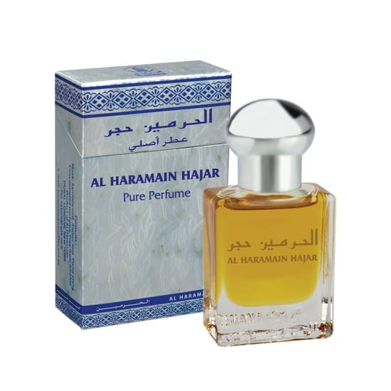 Al Haramain Hajar Perfumed Oil bottle with minimalist design