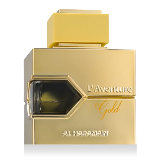 Elegant bottle of Al Haramain L'Aventure Gold EDP