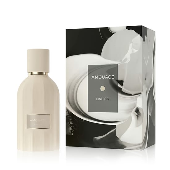 Elegant bottle of Amouage Line 618 Essence de Parfum