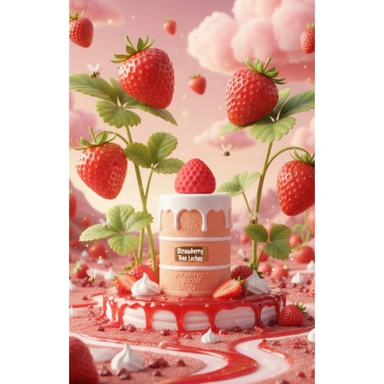 Elegantne pudel arabiyat sugar strawberry tres leches edp