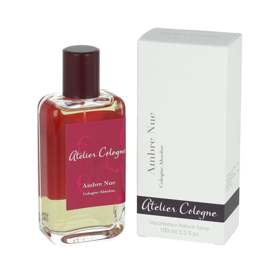 Close-up of Atelier Cologne Ambre Nue EDT bottle
