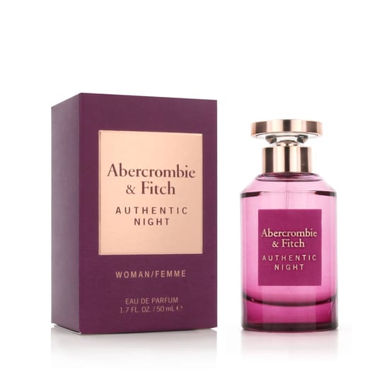 Упаковка парфюма Abercrombie & Fitch Authentic Night Woman Флакон Abercrombie & Fitch Authentic Night Woman Eau de Parfum