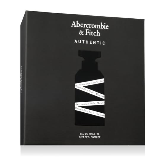 Abercrombie & fitch authentic man edt bottle and body & hair shower gel