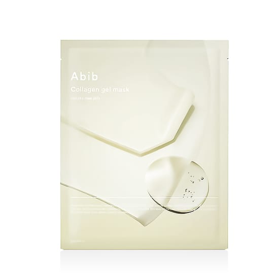 Close-up of Abib collagen gel mask Jericho rose jelly