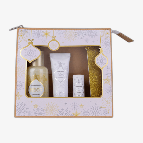 Accentra winter magic foot care set with cozy socks